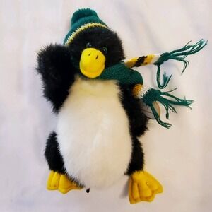 Ty Attic Treasures WADDLESWORTH ‎ Penguin 8" Plush Stuffed Toy Winter Christmas